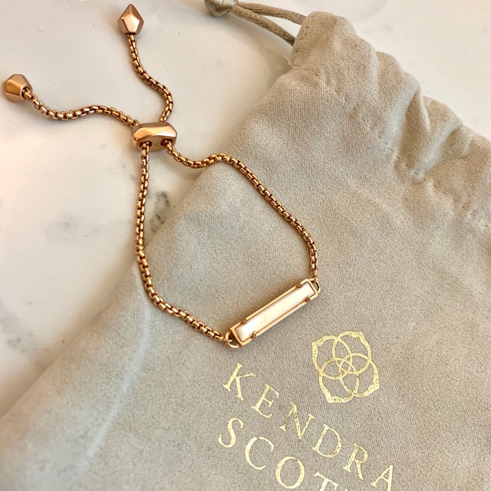 HP✨Kendra Scott Stan Rose Gold Adjustable Bracelet